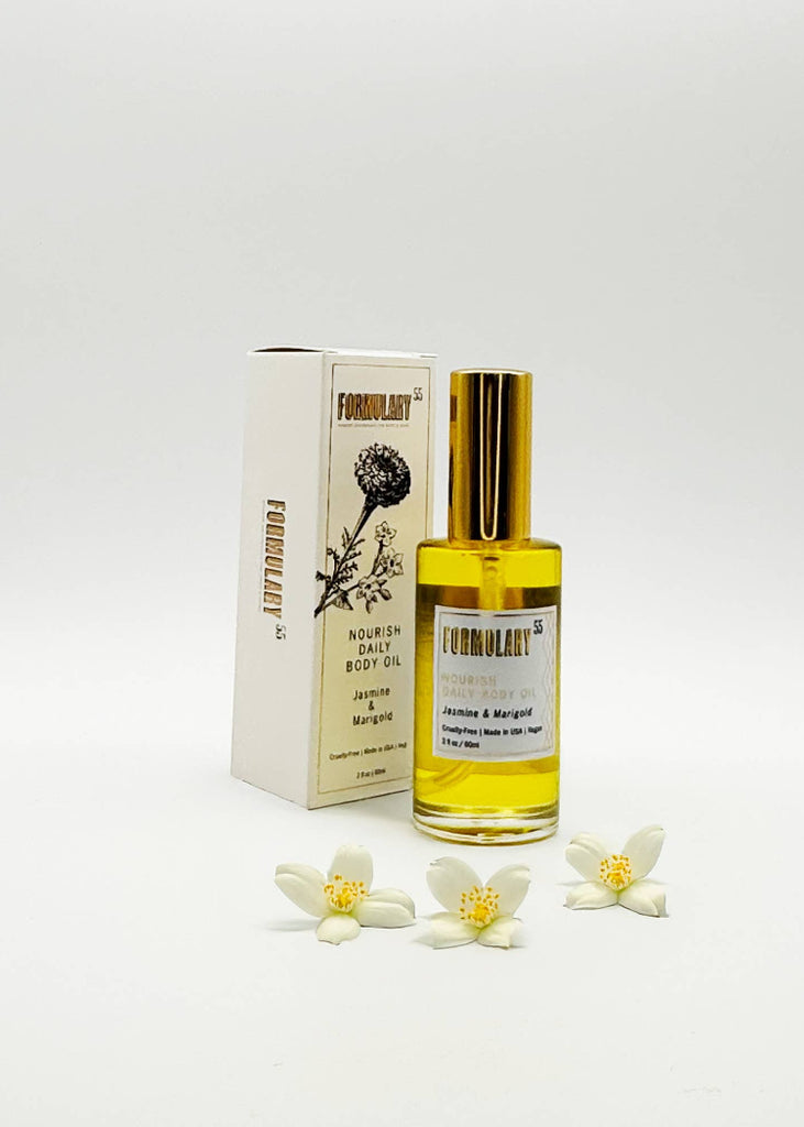 Formulary 55 | Jasmine & Marigold | Nourish Daily Body Oil