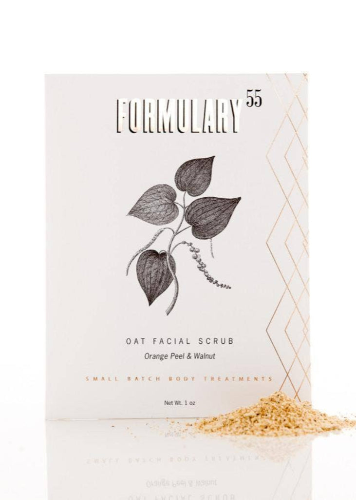 Formulary 55 | Oat Facial Scrub | Orange Peel & Walnut