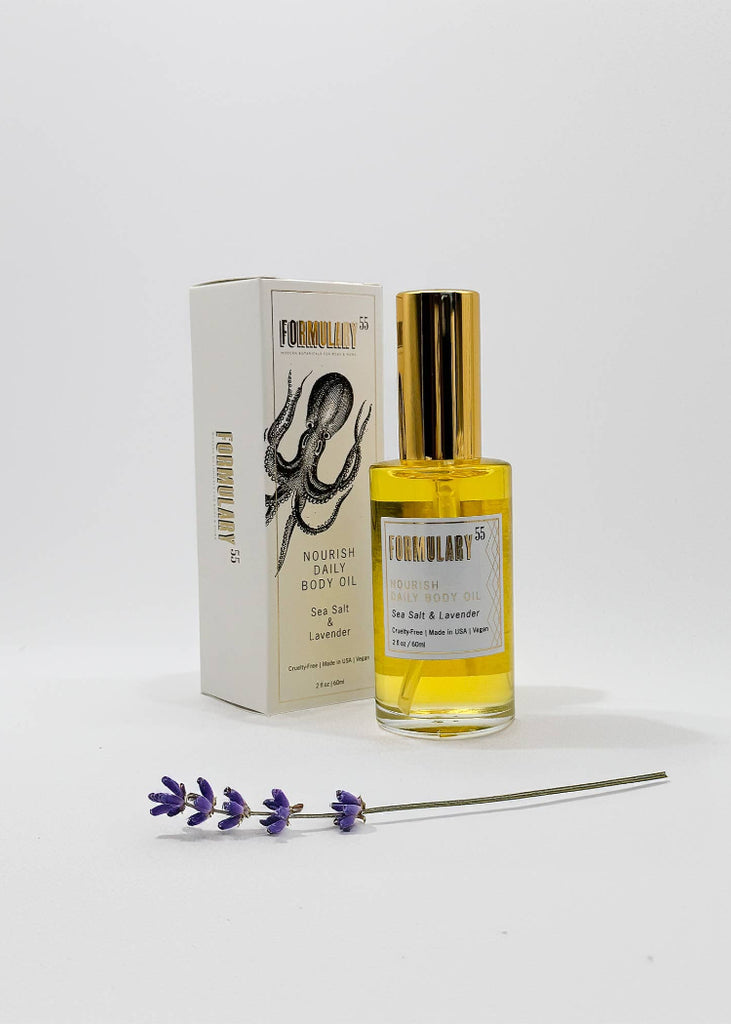Formulary 55 | Sea Salt & Lavender | Nourish Daily Body Oil