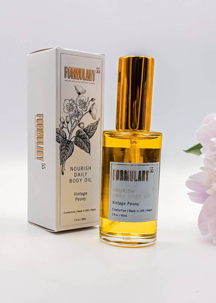 Formulary 55 | Vintage Peony | Nourish Daily Body Oil