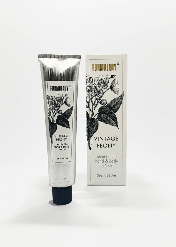Formulary 55 | Vintage Peony | Shea Butter Hand & Body Creme Tube