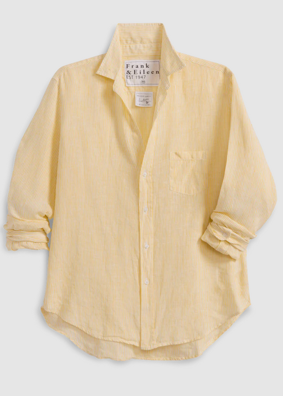 Frank & EiIeen | Eileen Relaxed Button-Up Shirt | Italian Linen
