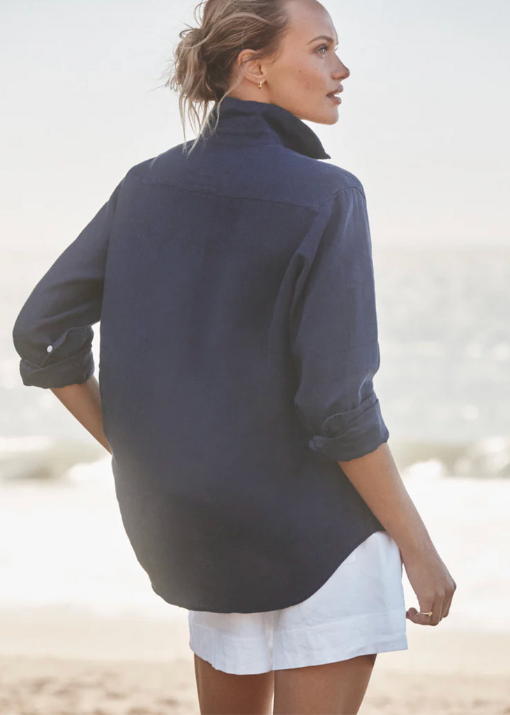 Frank & EiIeen | Eileen Relaxed Button-Up Shirt | Washed Linen