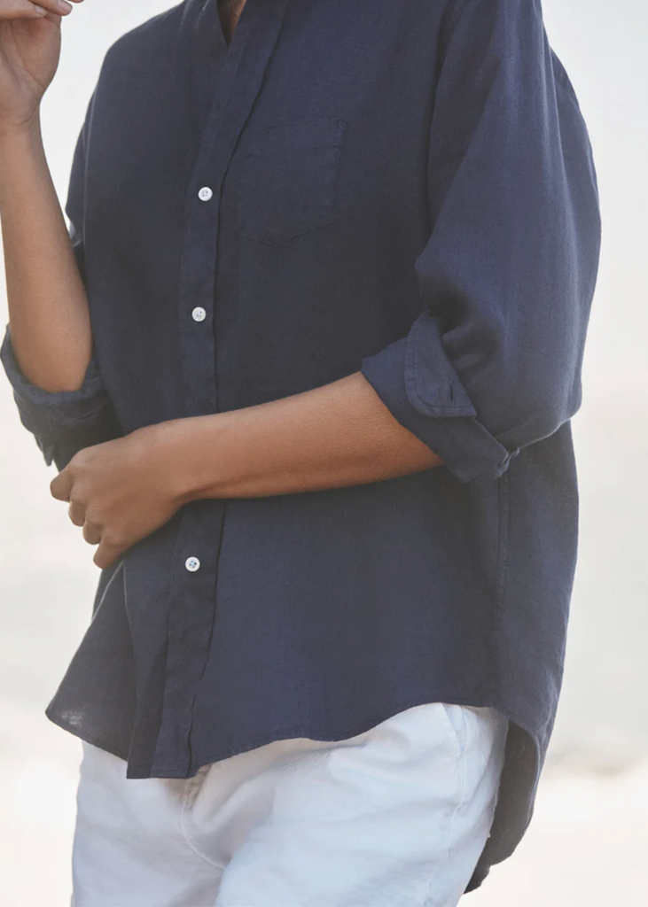 Frank & EiIeen | Eileen Relaxed Button-Up Shirt | Washed Linen
