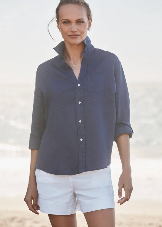 Frank & EiIeen | Eileen Relaxed Button-Up Shirt | Washed Linen