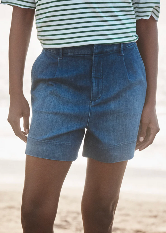Frank & EiIeen | Waterford Walking Short | Italian Dream Light Denim