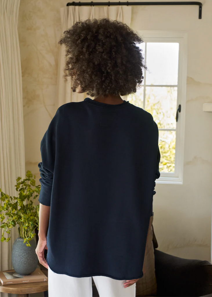 Frank & Eileen | Anna Long Sleeve Capelet | Triple Fleece