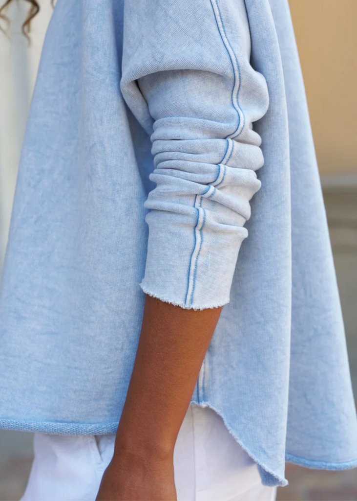 Frank & Eileen | Anna Long Sleeve Capelet | Triple Fleece