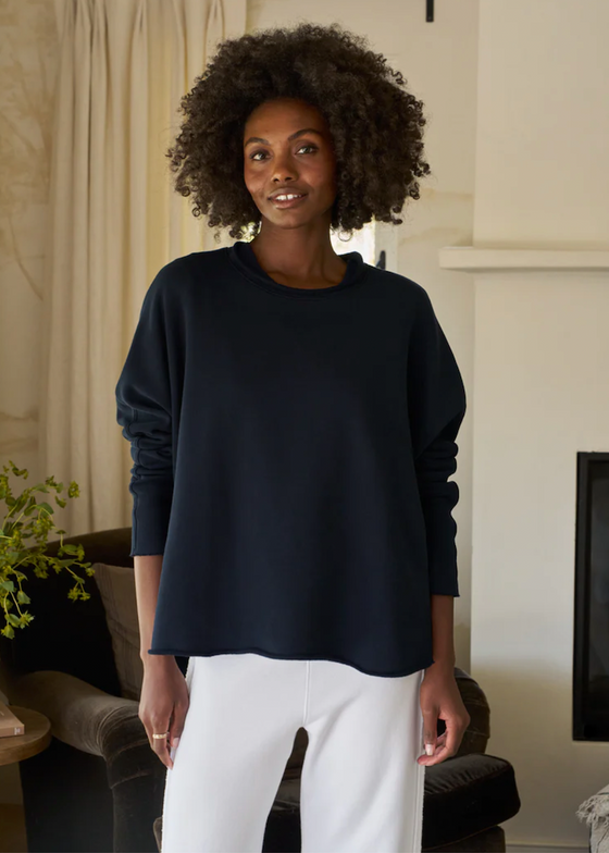 Frank & Eileen | Anna Long Sleeve Capelet | Triple Fleece