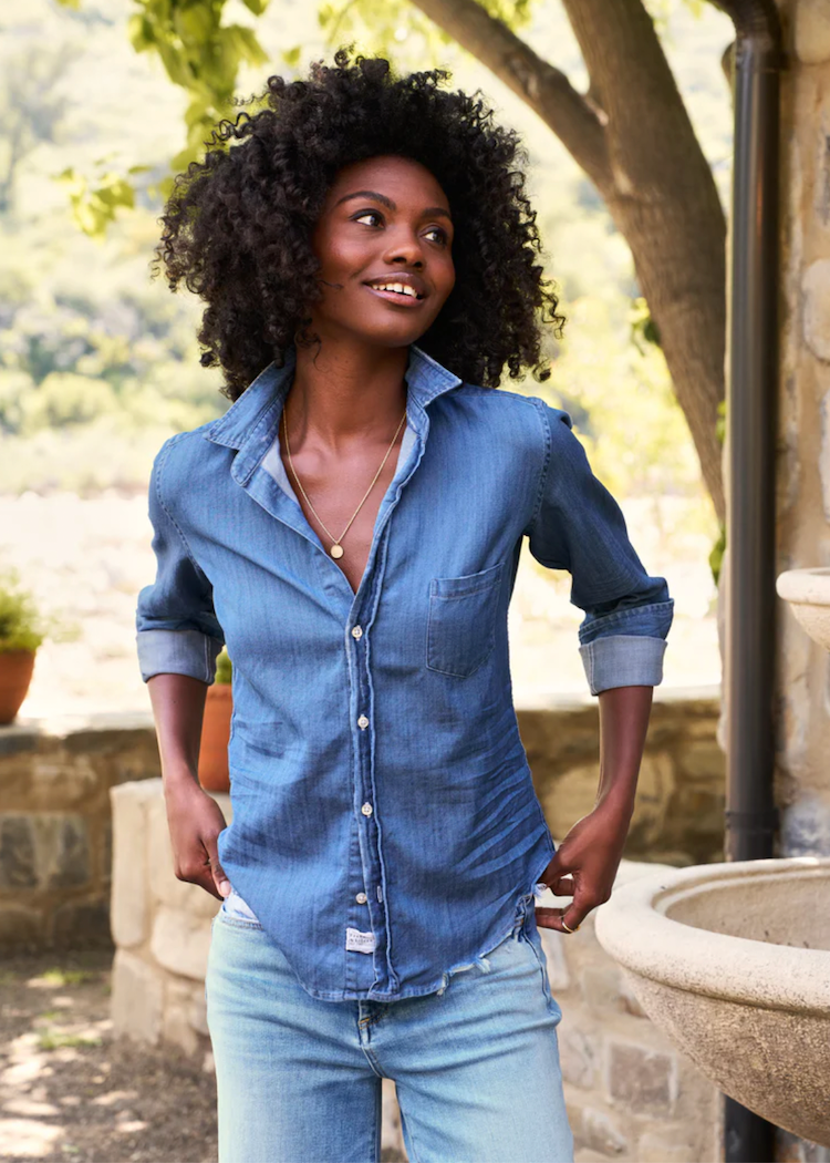 Frank & Eileen | Barry Famous Denim Button-Up Shirt - The Phoenix