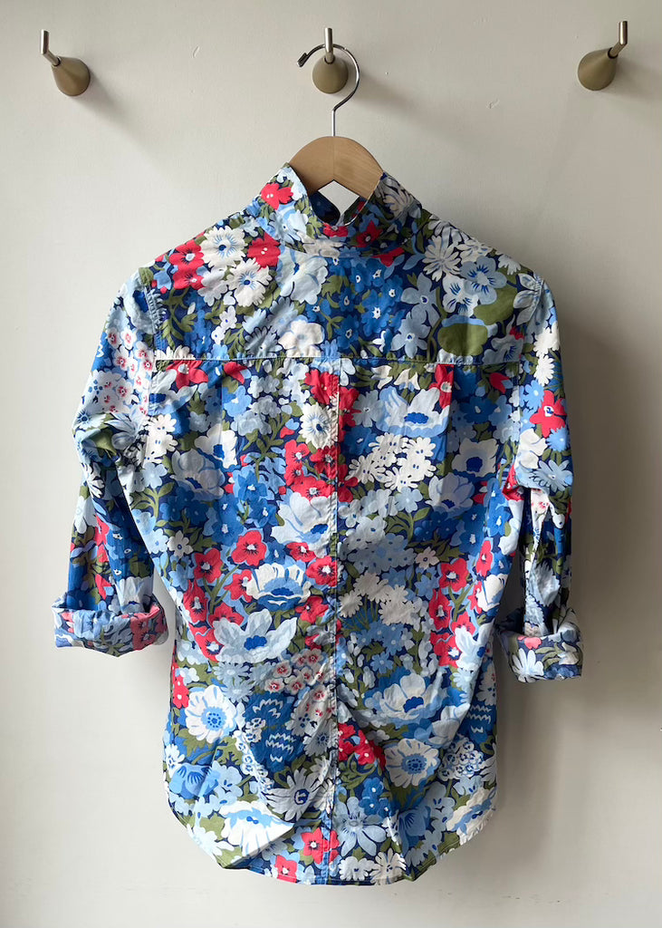Frank & Eileen | Barry Tailored Button Up | Italian Cotton | Blue Floral