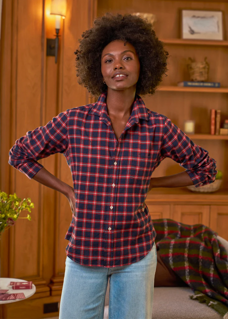 Frank & Eileen | Barry Tailored Button Up | Light Italian Flannel