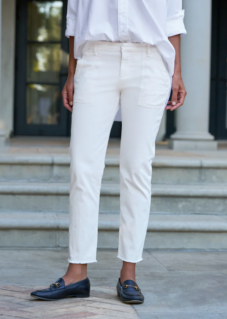 Frank & Eileen | Blackrock Utility Pant | Italian Peached Twill