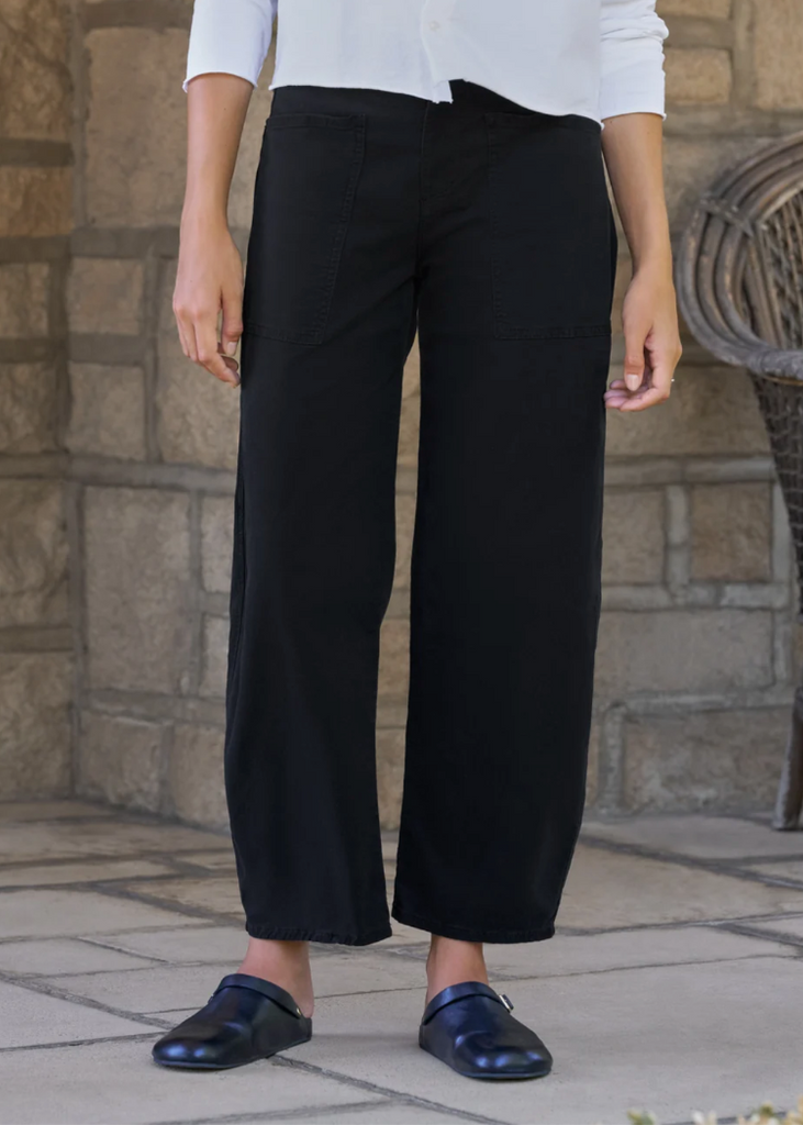 Frank & Eileen | Bray Everyday Barrel Pant | Italian Peached Twill