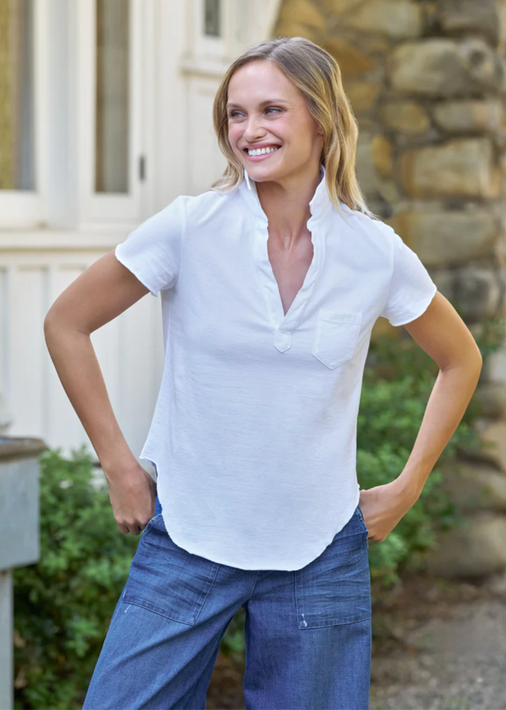 Frank & Eileen | Charlotte Perfect Polo | Vintage Jersey