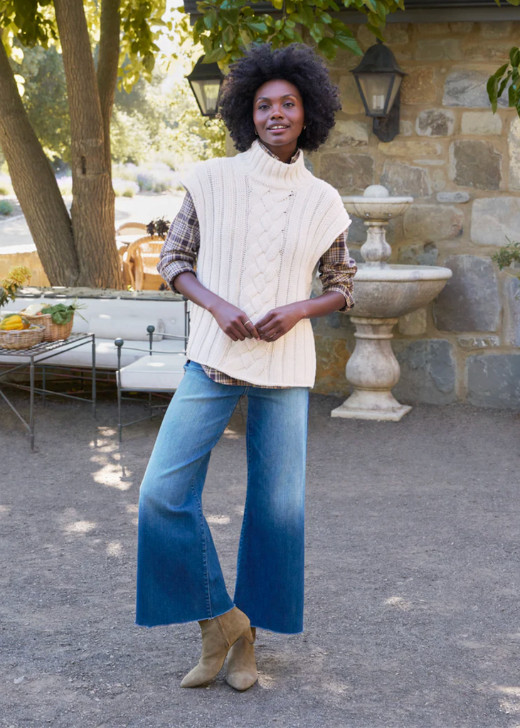 Frank & Eileen | Cotswold Vest | Cable Knit Cotton