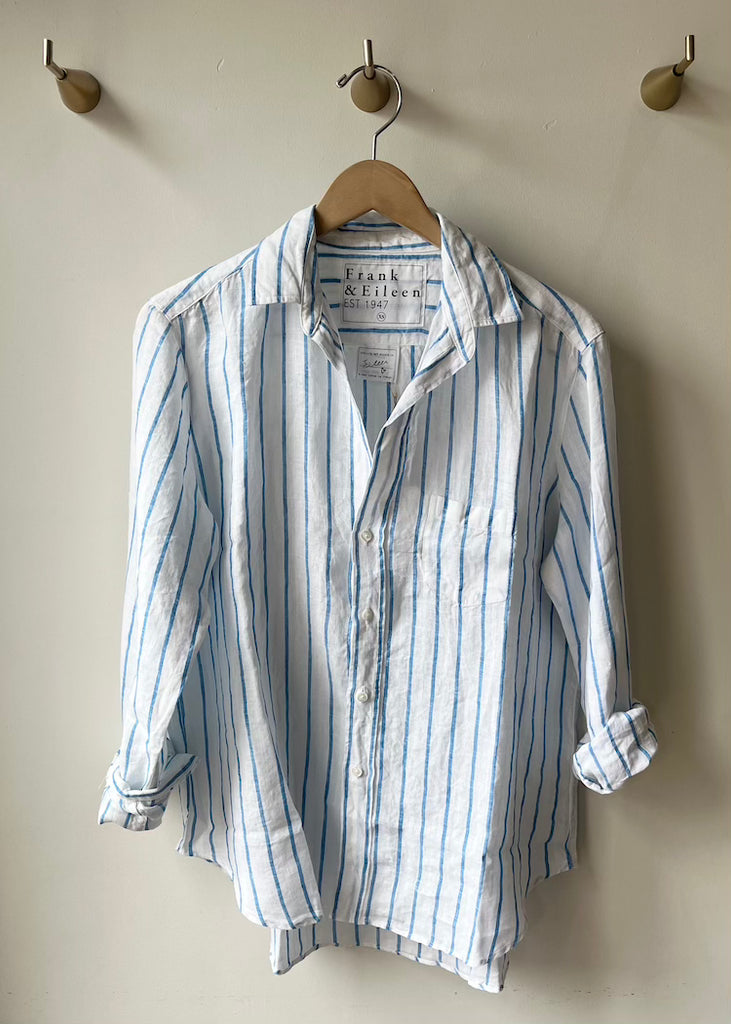 Frank & Eileen | Eileen Relaxed Button-Up | Classic Linen | Stripe
