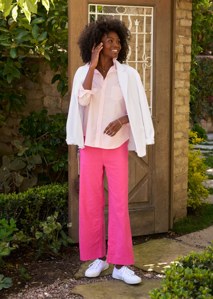 Frank & Eileen | Eileen Relaxed Button Up | Superluxe - Vintage Rose