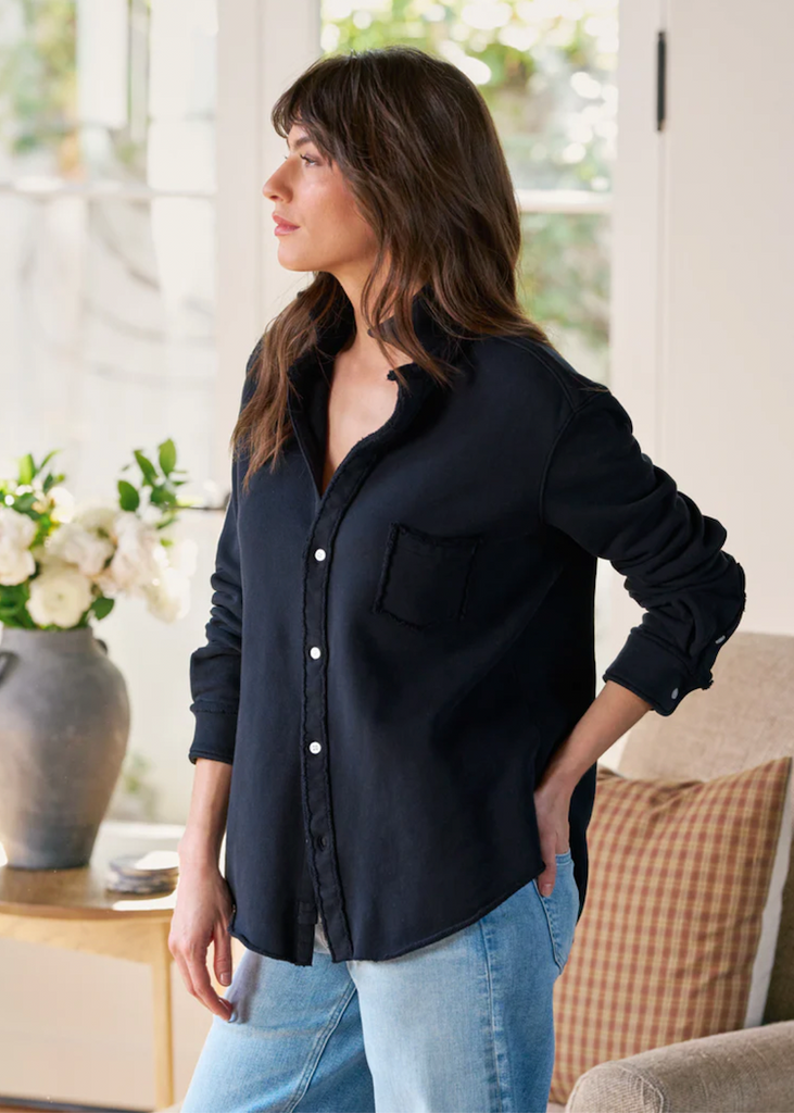 Frank & Eileen | Eileen Relaxed Button Up | Triple Fleece