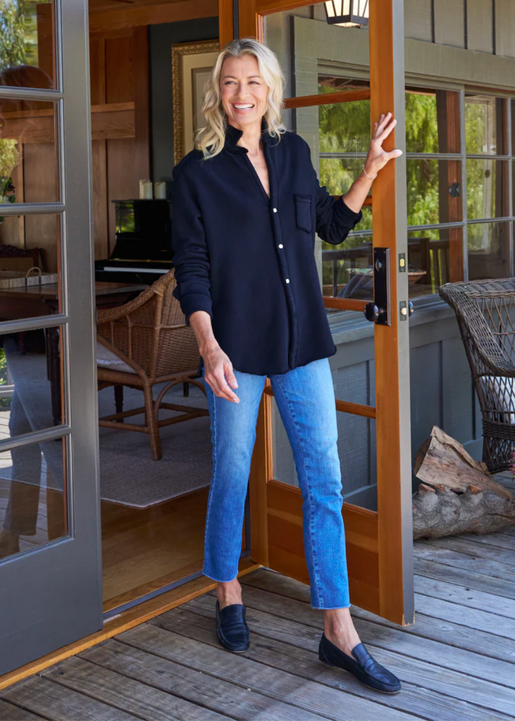 Frank & Eileen | Eileen Relaxed Button Up | Triple Fleece