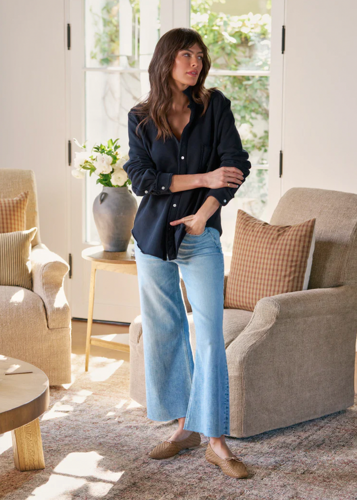 Frank & Eileen | Eileen Relaxed Button Up | Triple Fleece