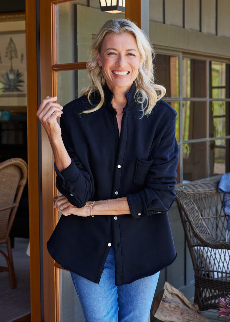 Frank & Eileen | Eileen Relaxed Button Up | Triple Fleece - The 