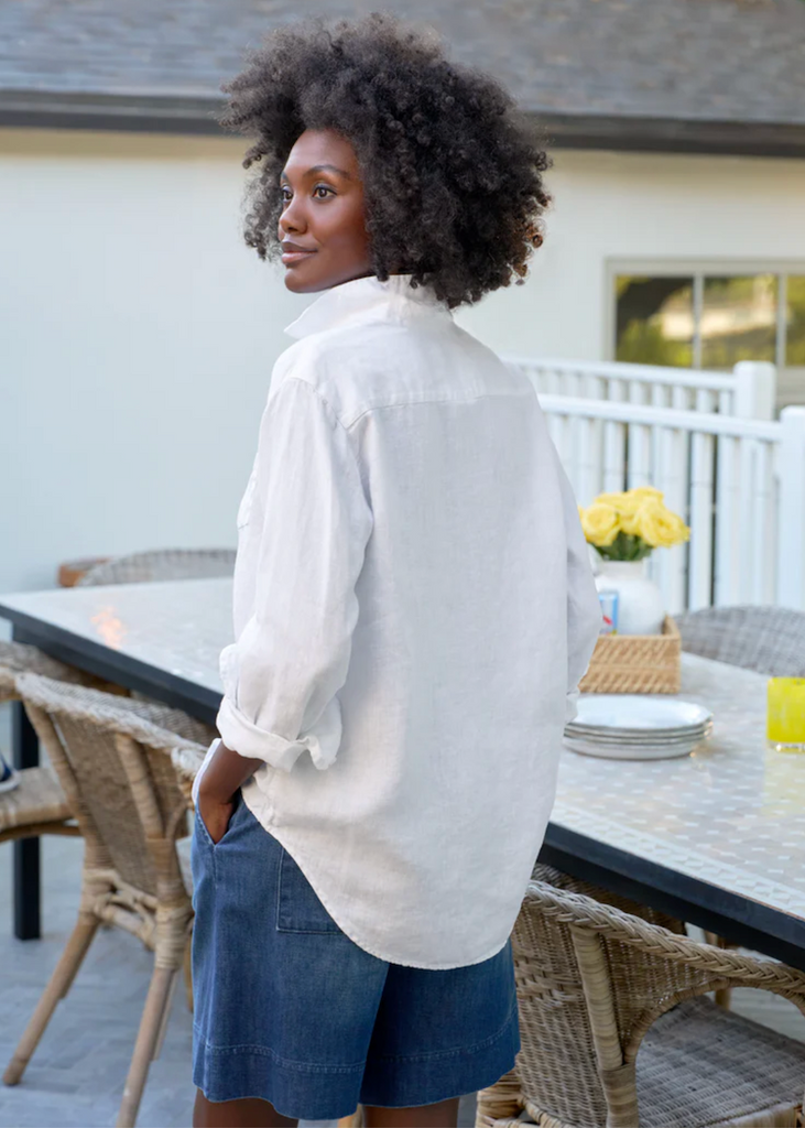 Frank & Eileen | Eileen Relaxed Button Up | Washed Linen