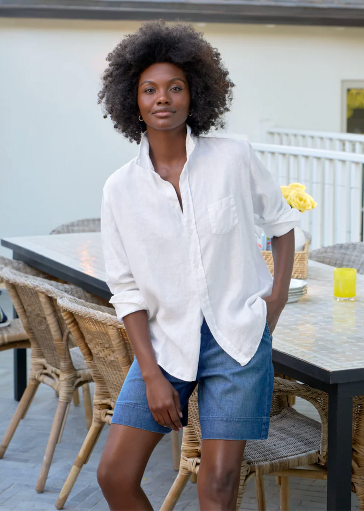 Frank & Eileen | Eileen Relaxed Button Up | Washed Linen