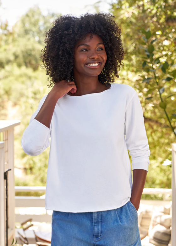 Frank & Eileen | Ella Boatneck Tee | Vintage Jersey