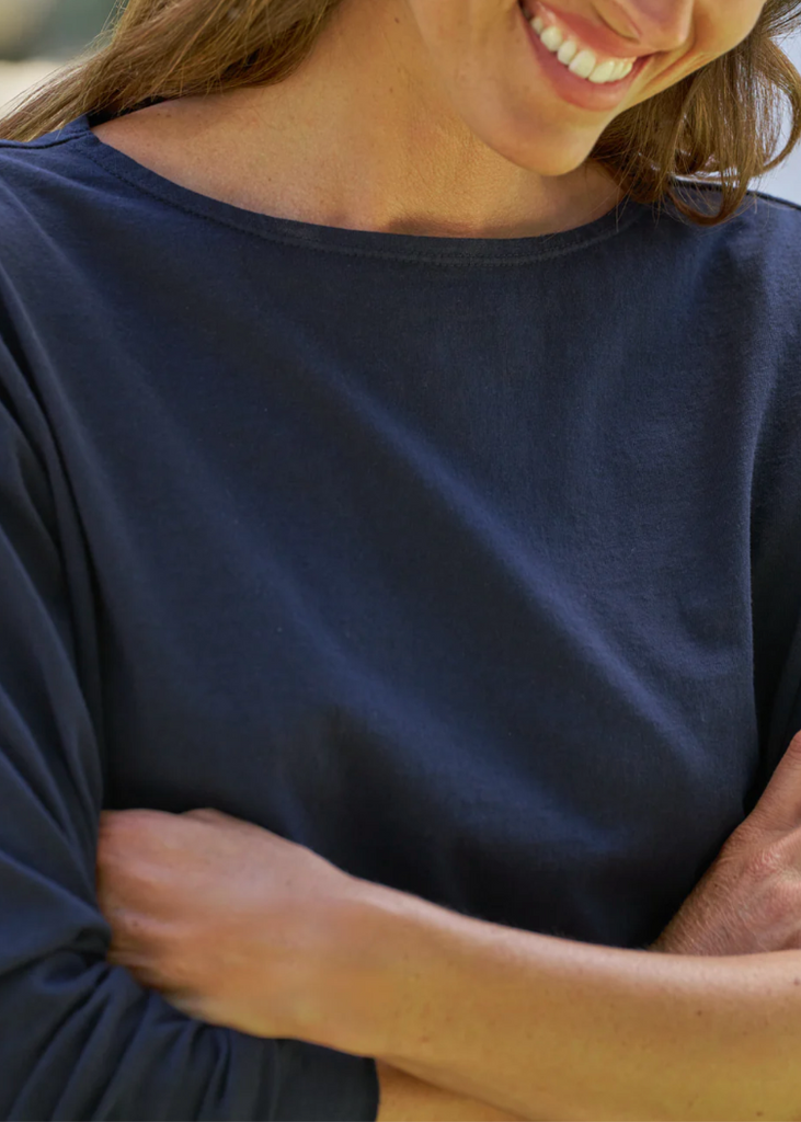 Frank & Eileen | Ella Boatneck Tee | Vintage Jersey