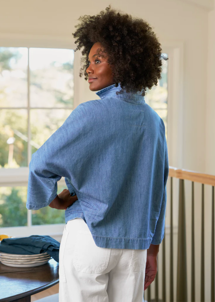 Frank & Eileen | Gabi Popover Shirt | Famous Denim