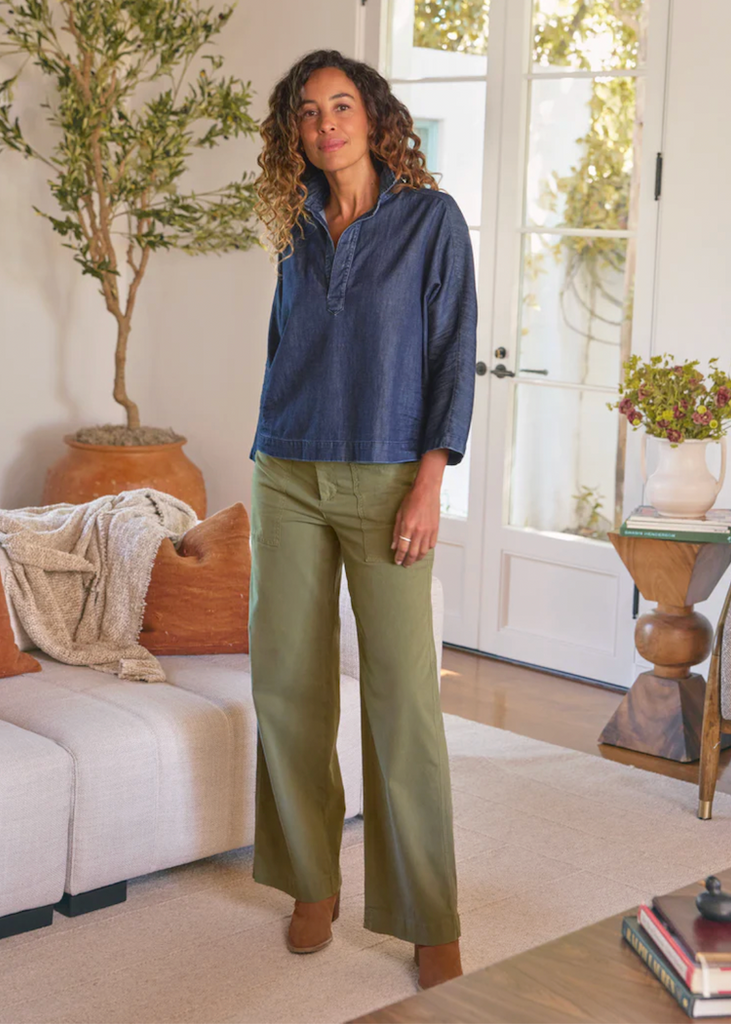 Frank & Eileen | Gabi Popover Shirt | Famous Denim