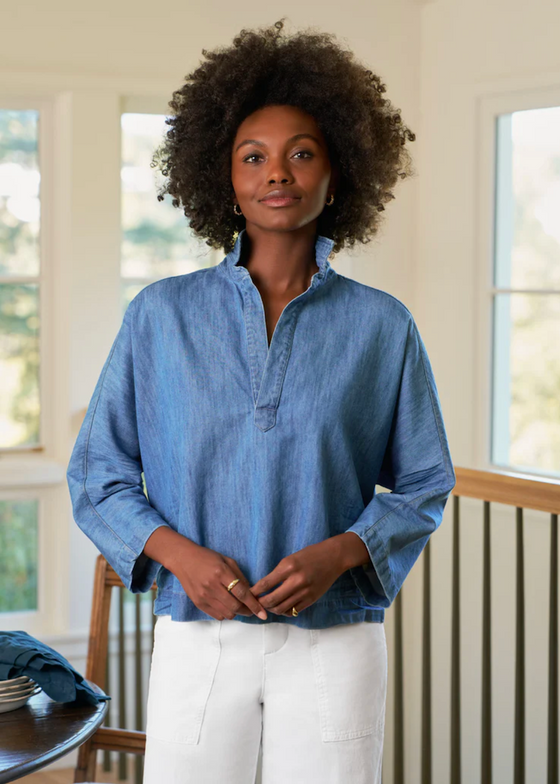 Frank & Eileen | Gabi Popover Shirt | Famous Denim