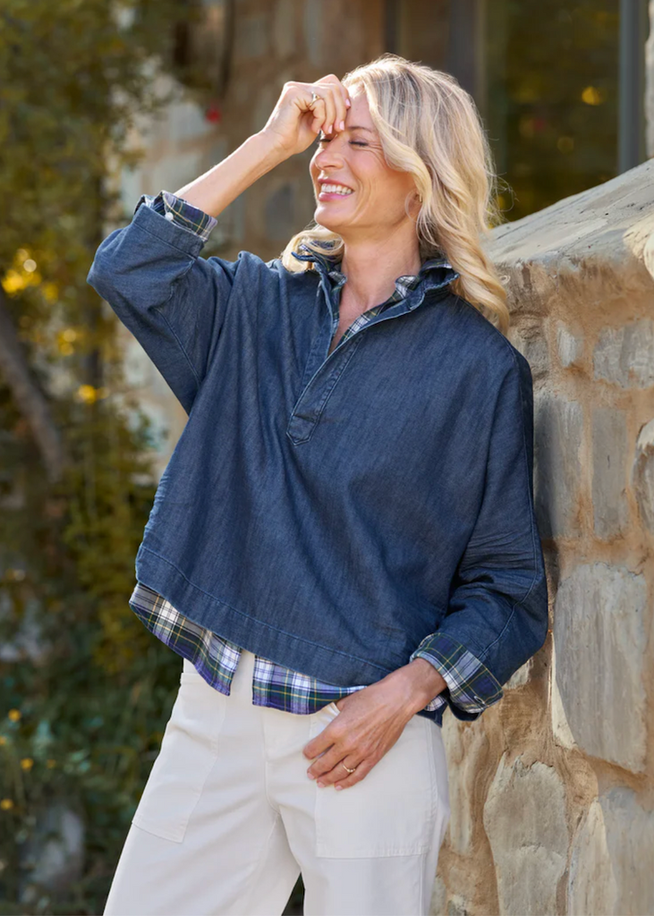 Frank & Eileen | Gabi Popover Shirt | Famous Denim