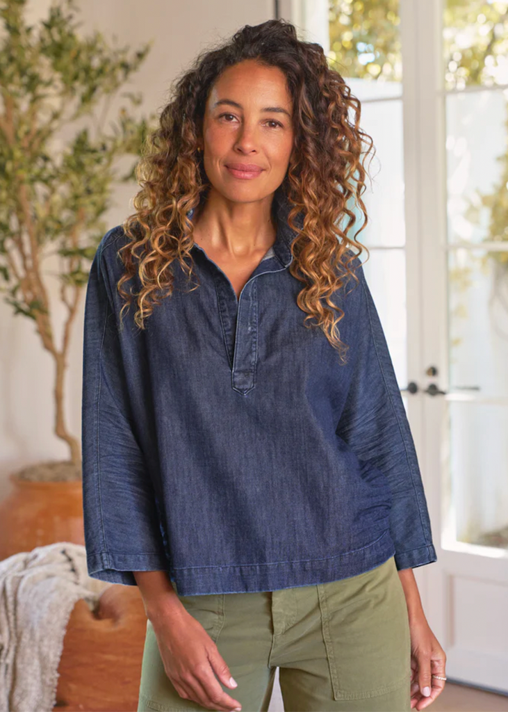 Frank & Eileen | Gabi Popover Shirt | Famous Denim
