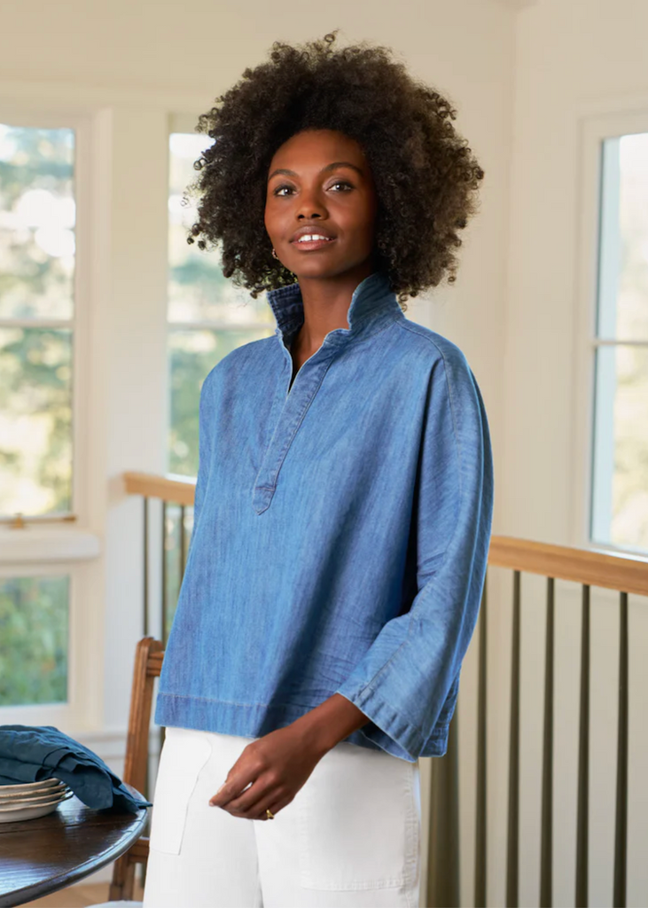Frank & Eileen | Gabi Popover Shirt | Famous Denim - The Phoenix Frank & Eileen | Gabi Popover Shirt | Famous Denim - The Phoenix