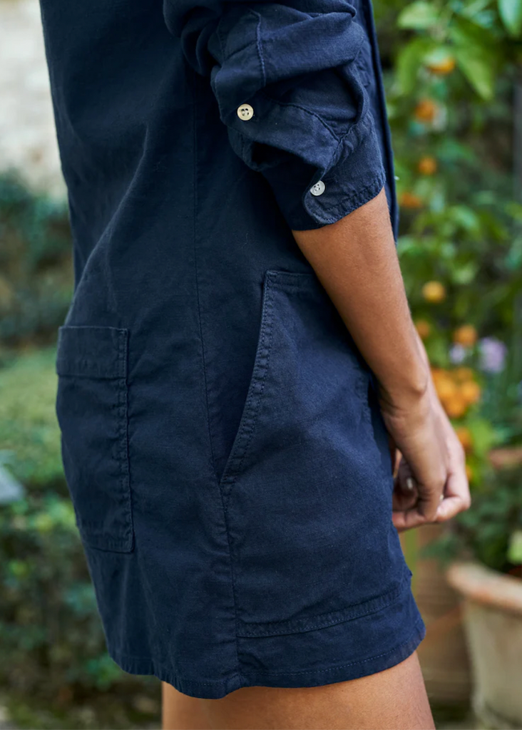 Frank & Eileen | Ireland Playsuit | Italian Performance Linen