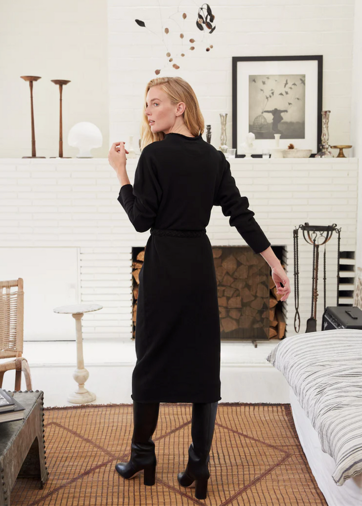 Frank & Eileen | Isabelle Funnel Neck Dress | Triple Fleece