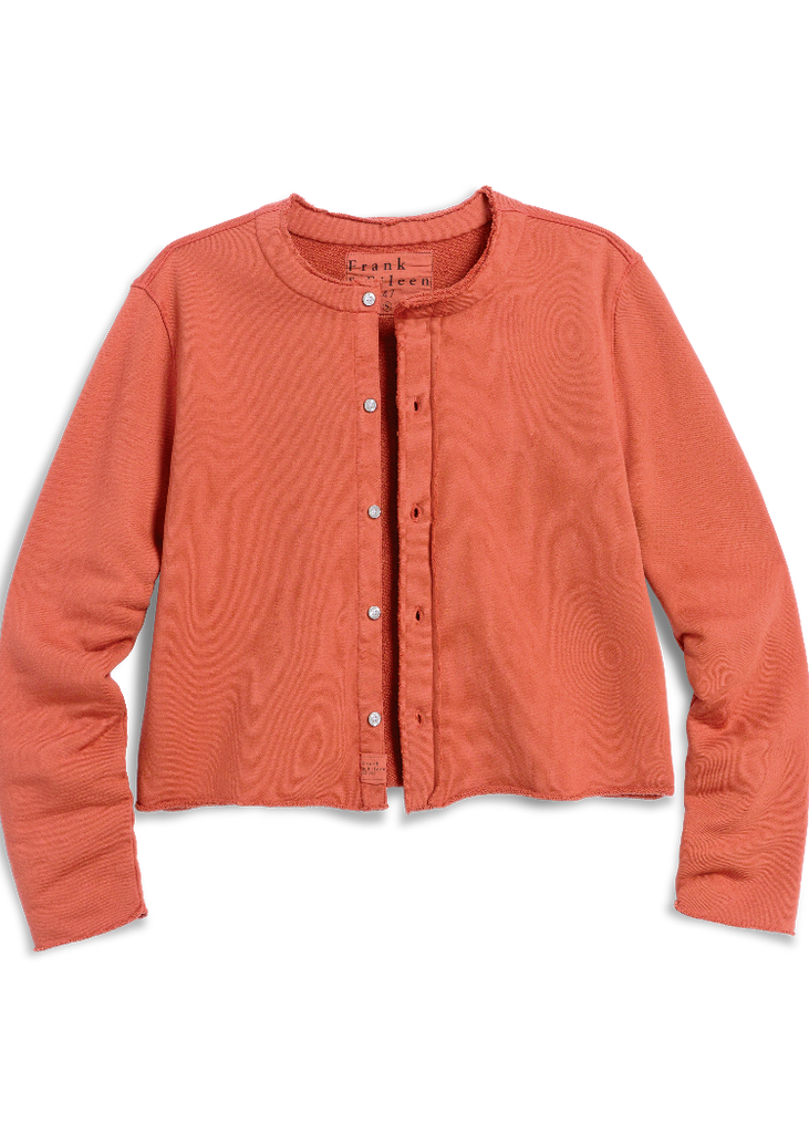 Frank & Eileen | Jackie Sweatshirt Cardigan | Triple Terry | Clay