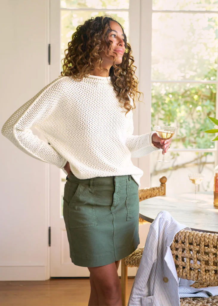 Frank & Eileen | Jameson Skirt | Italian Performance Linen