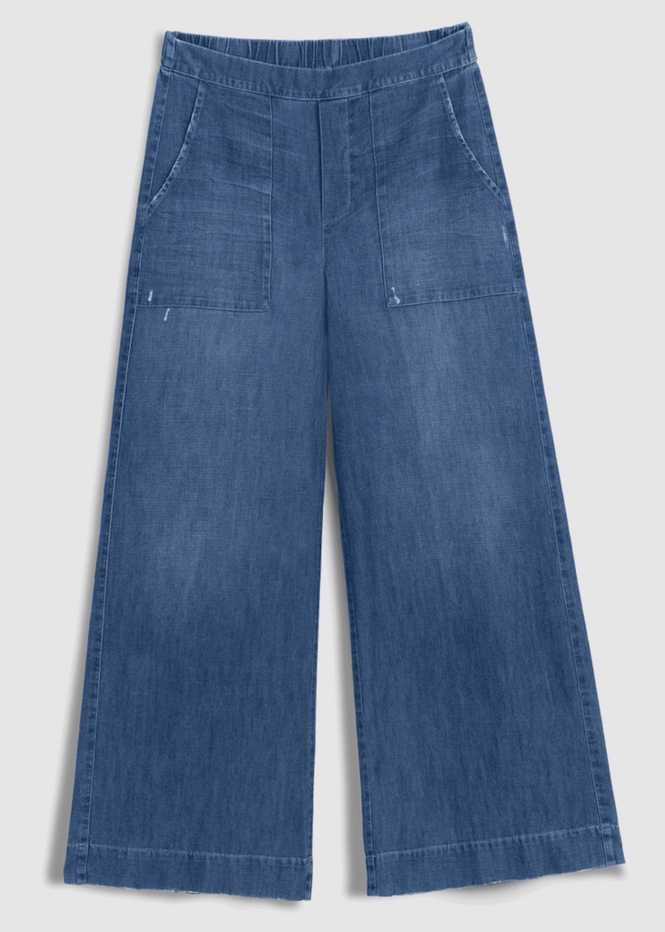 Frank & Eileen | Madeline Patch Pocket Pull on Pant | Famous Denim