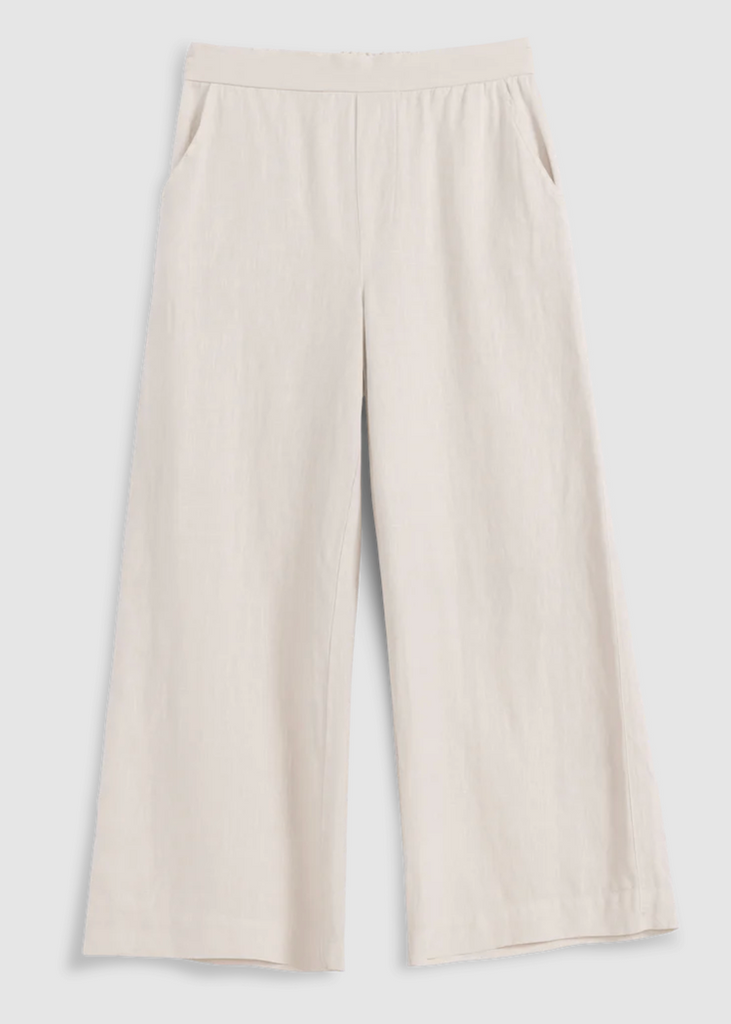 Frank & Eileen | Maisie Wide-Leg Pull On Pant | Washed Linen