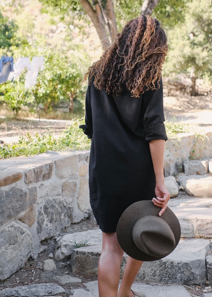 Frank & Eileen | Mary Famous Denim Dress in Black