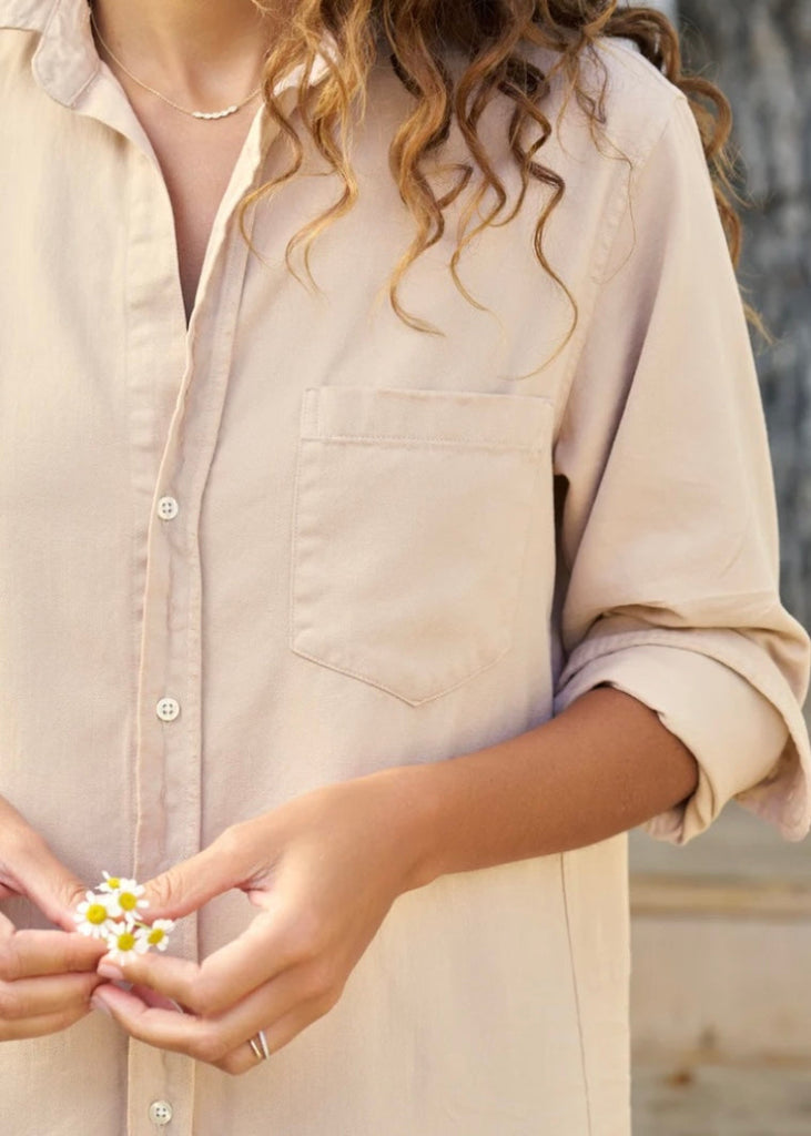 Frank & Eileen | Maxi Shirt Dress | Famous Denim