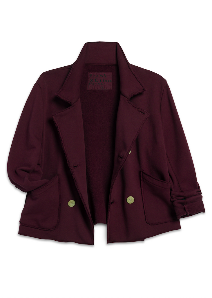 Frank & Eileen | Mini Belfast Cropped Peacoat | Triple Fleece