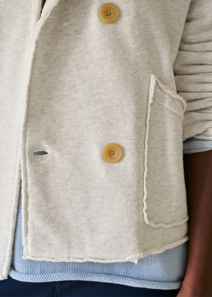 Frank & Eileen | Mini Belfast Cropped Peacoat | Triple Fleece