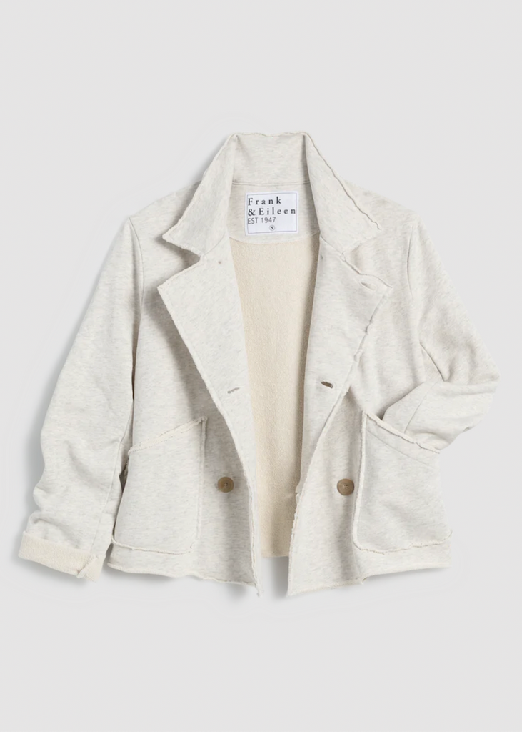 Frank & Eileen | Mini Belfast Cropped Peacoat | Triple Fleece