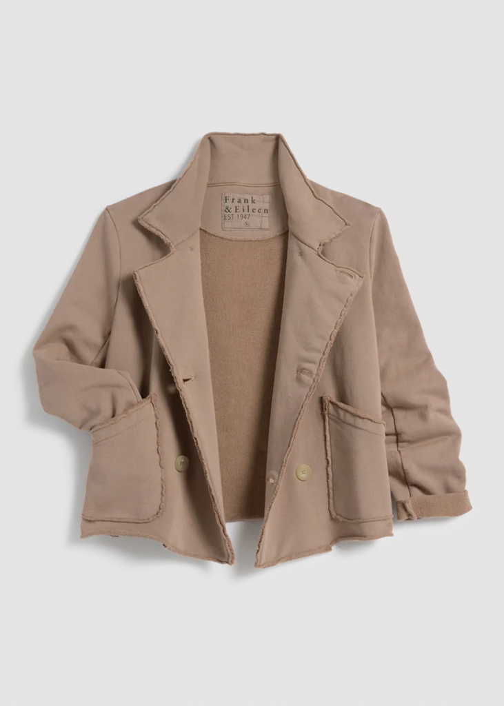 Frank & Eileen | Mini Belfast Cropped Peacoat | Triple Fleece