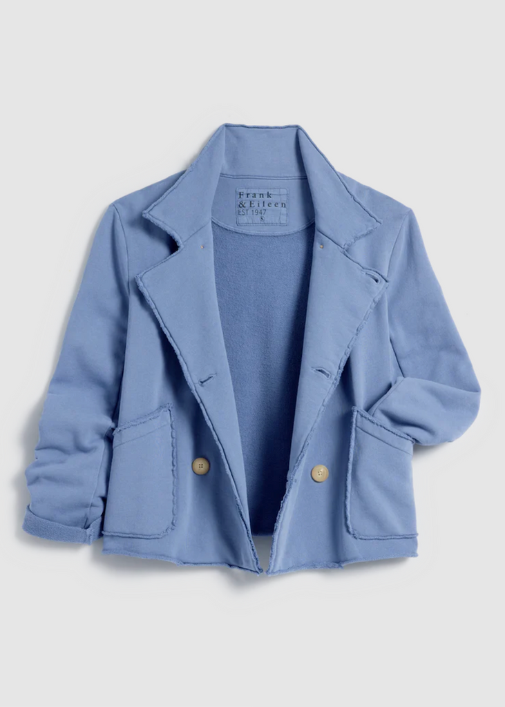 Frank & Eileen | Mini Belfast Cropped Peacoat | Triple Fleece | Fog