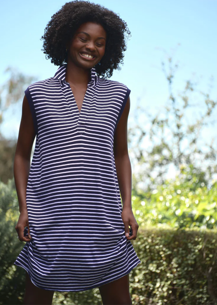 Frank & Eileen | Mini Lily Henley Tank Dress | Vintage Jersey